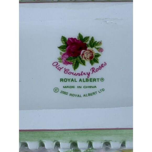 Vintage 2002 Royal Albert OCR Cottage Cream Sugar Set Old Country Roses Pattern - Picture 15 of 16